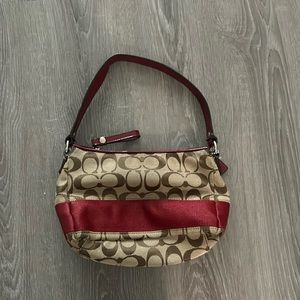 Coach Cherry Red Mini Shoulder Bag